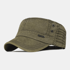 Justerbar vintage armékeps för herr-Accessories for Men-Fjallbarn