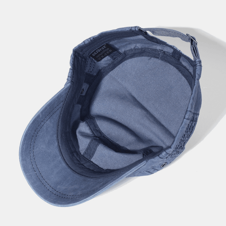 Justerbar vintage armékeps för herr-Accessories for Men-Fjallbarn