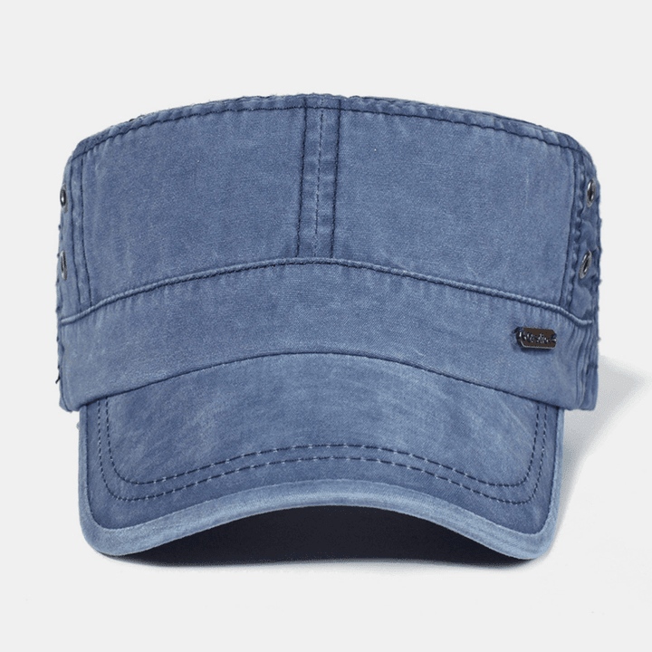 Justerbar vintage armékeps för herr-Accessories for Men-Fjallbarn
