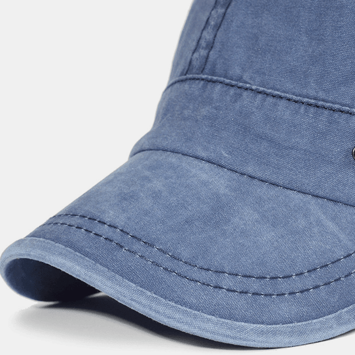 Justerbar vintage armékeps för herr-Accessories for Men-Fjallbarn