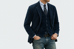 Kavaj för Herr med väst och knäppning fram-sets for Men-Fjallbarn