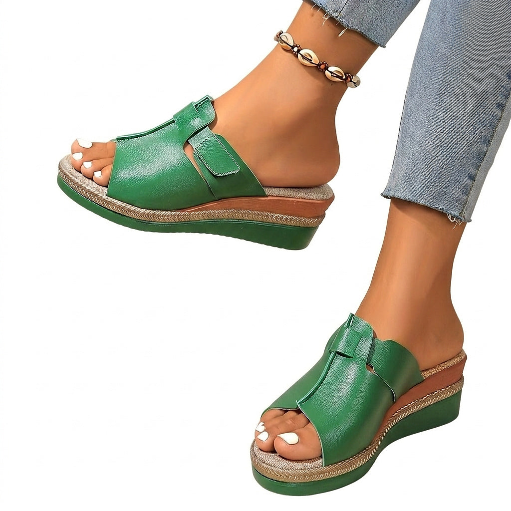 Kilklackssandaler för dam med kardborreband-Footwear for women-Fjallbarn
