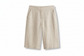 Knälånga shorts med hög midja och snedställda fickor för dam-Shorts for women-Fjallbarn