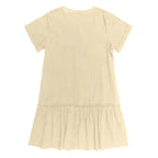 Kort skjortklänning med knappar för dam-Mini Dress-Fjallbarn
