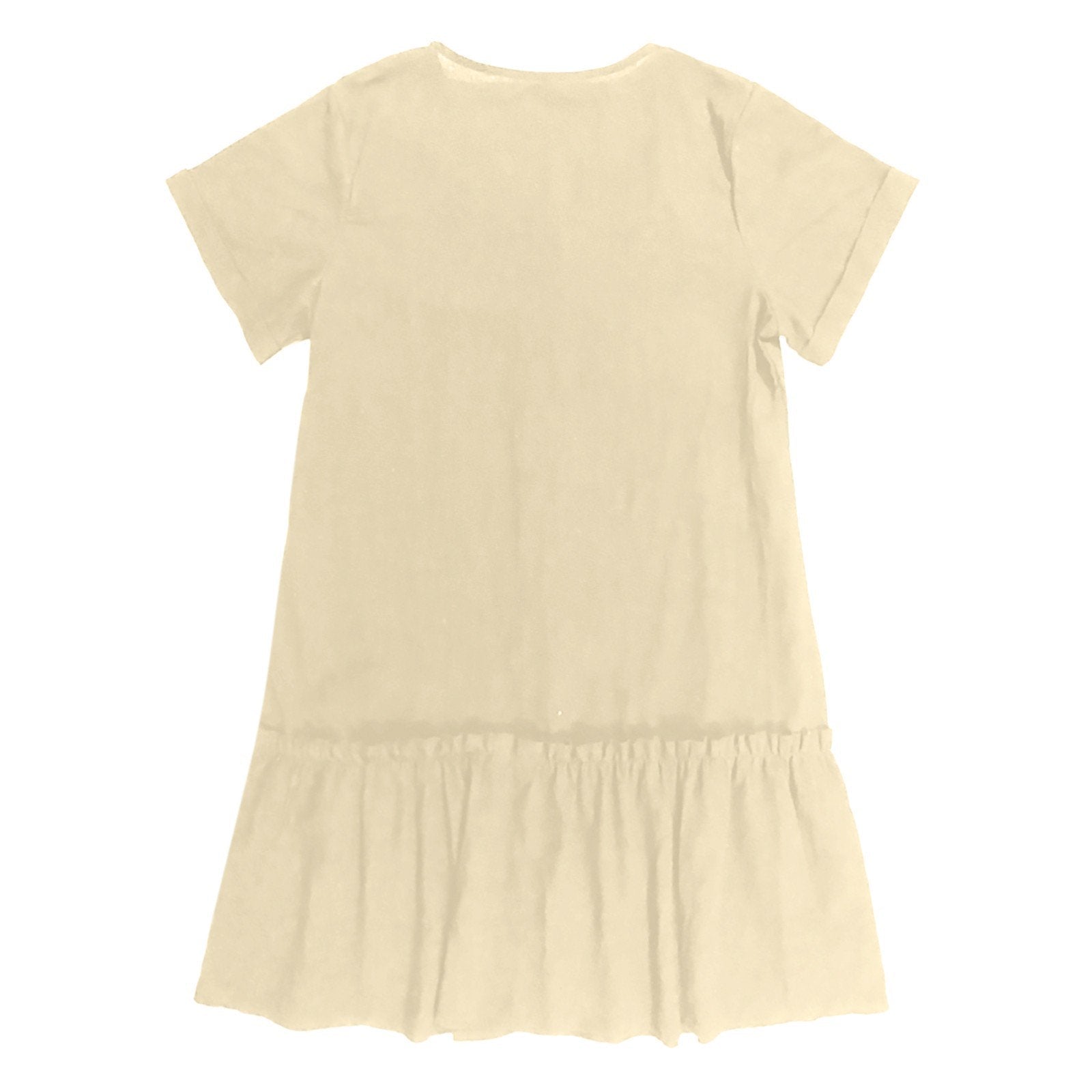 Kort skjortklänning med knappar för dam-Mini Dress-Fjallbarn