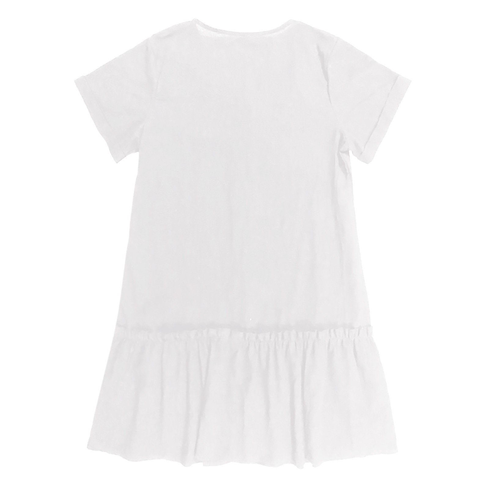Kort skjortklänning med knappar för dam-Mini Dress-Fjallbarn