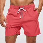 Korta badshorts för herr med kontrasterande midjeband-Swimwear for men-Fjallbarn