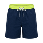 Korta badshorts för herr med kontrasterande midjeband-Swimwear for men-Fjallbarn