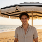 Kortärmad skjorta med knappar för herrar-Shirts for men-Fjallbarn