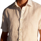 Kortärmad skjorta med knappar för herrar-Shirts for men-Fjallbarn
