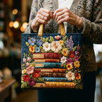 Kviltad tygväska för dam med pianomotiv-Accessories for Women-Fjallbarn