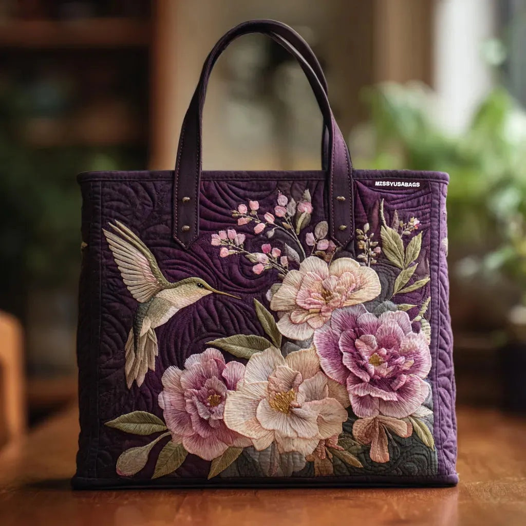 Kviltad tygväska för dam med pianomotiv-Accessories for Women-Fjallbarn