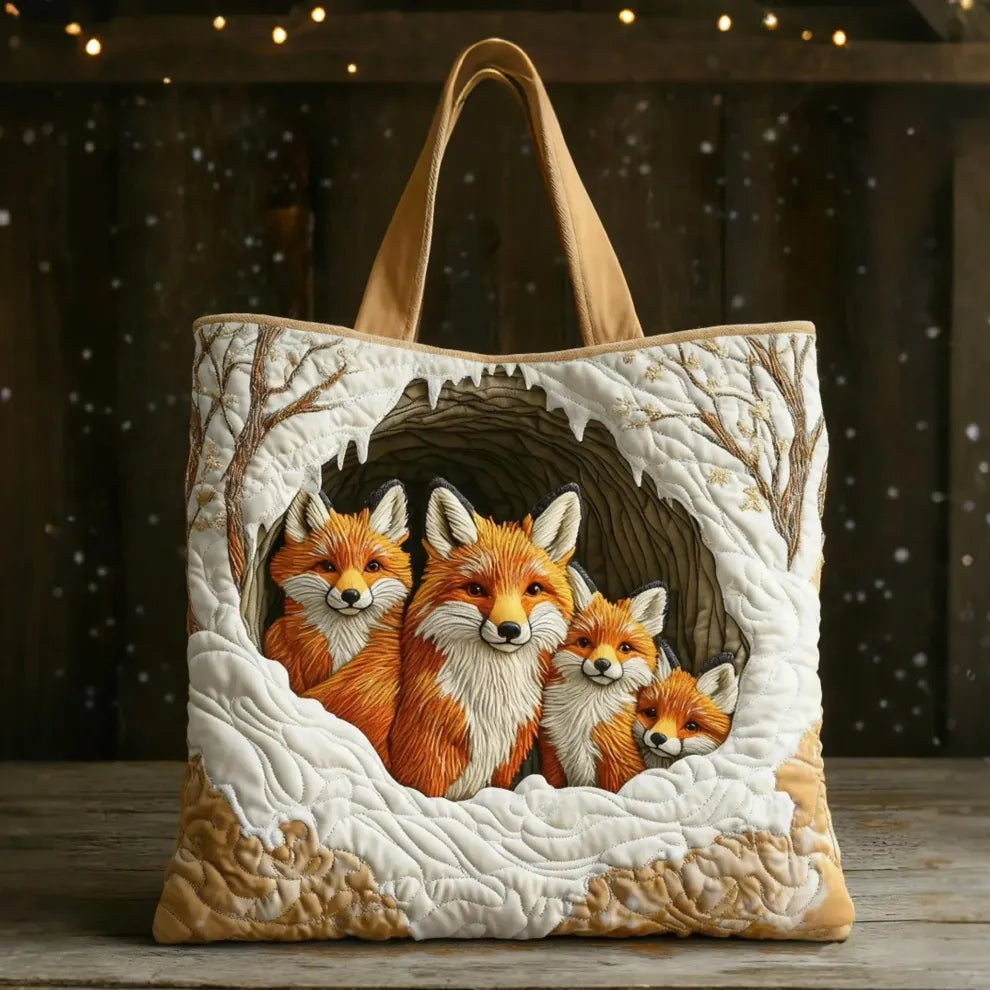 Kviltad tygväska för dam med pianomotiv-Accessories for Women-Fjallbarn