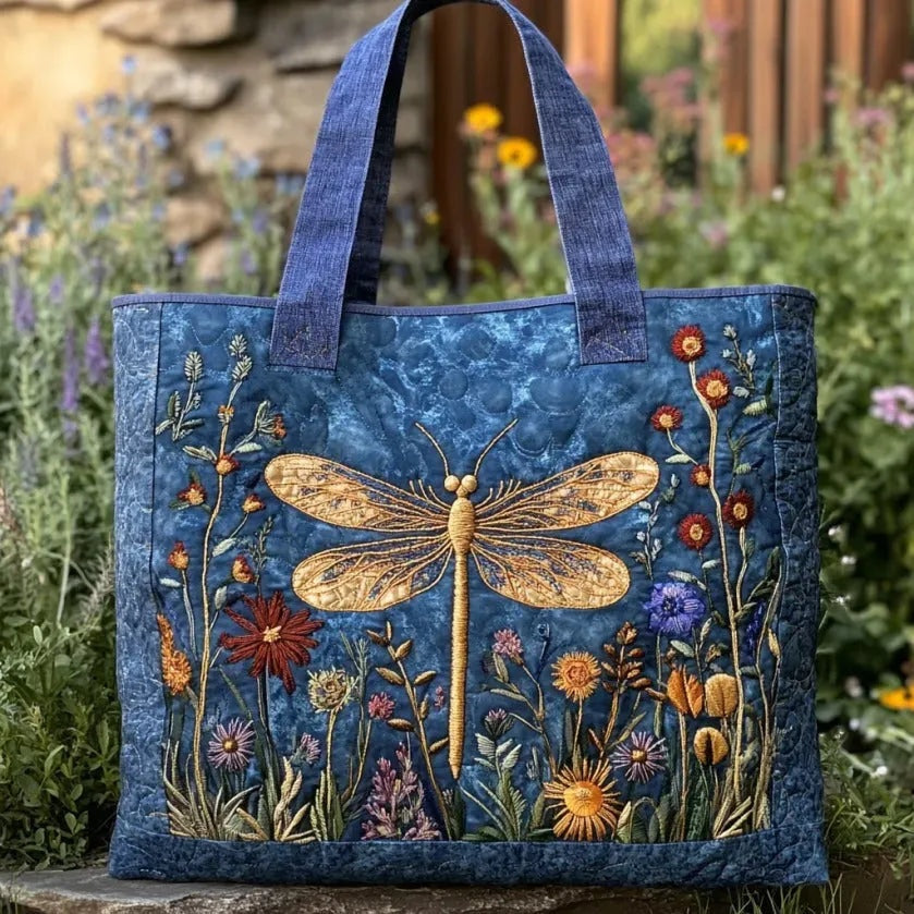 Kviltad tygväska för dam med pianomotiv-Accessories for Women-Fjallbarn