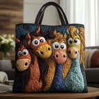 Kviltad tygväska för dam med pianomotiv-Accessories for Women-Fjallbarn