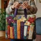 Kviltad tygväska för dam med pianomotiv-Accessories for Women-Fjallbarn
