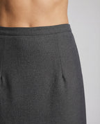 Lång kjol för dam med hög midja och rak form-Skirt for women-Fjallbarn
