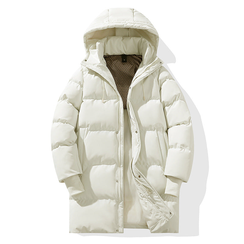 Lång pufferjacka för dam med huva-Jacket for women-Fjallbarn