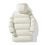 Lång pufferjacka för dam med huva-Jacket for women-Fjallbarn