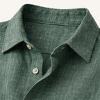 Långärmad linneskjorta för herr-Shirts for men-Fjallbarn