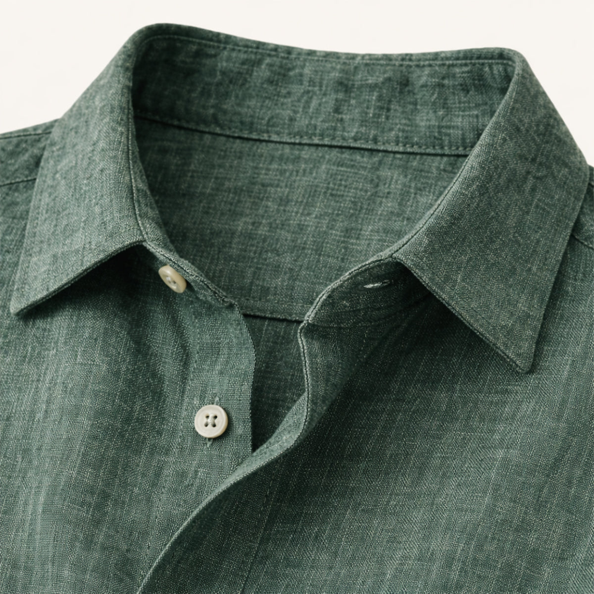 Långärmad linneskjorta för herr-Shirts for men-Fjallbarn