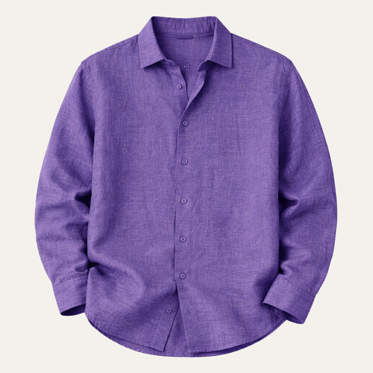 Långärmad linneskjorta för herr-Shirts for men-Fjallbarn