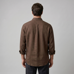 Långärmad skjorta med knappar för herrar-Shirts for men-Fjallbarn