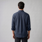 Långärmad skjorta med knappar för herrar-Shirts for men-Fjallbarn