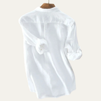 Långärmad skjorta med knappar för män-Shirts for men-Fjallbarn