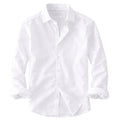 Långärmad skjorta med knappar för män-Shirts for men-Fjallbarn
