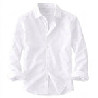 Långärmad skjorta med knappar för män-Shirts for men-Fjallbarn