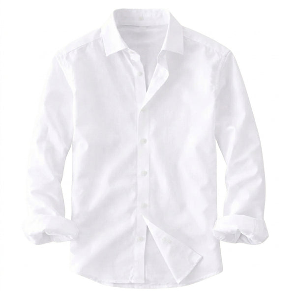 Långärmad skjorta med knappar för män-Shirts for men-Fjallbarn