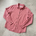 Långärmad skjorta med spetsig krage för dam-Blouses for women-Fjallbarn