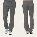 Linnebyxor med raka ben för herr-Pants for Men-Fjallbarn