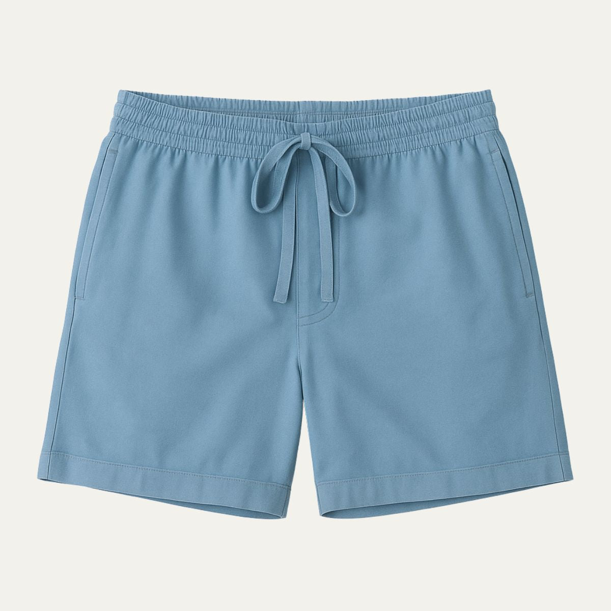 Linneshorts för herr med dragsko och resår i midjan-Shorts for men-Fjallbarn