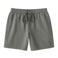 Linneshorts för herr med dragsko och resår i midjan-Shorts for men-Fjallbarn