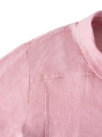 Linnetopp med sjalkrage och V-ringning för dam-Tops for women-Fjallbarn