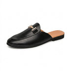 Loafers-mules med metallspänne för herr-Footwear for men-Fjallbarn