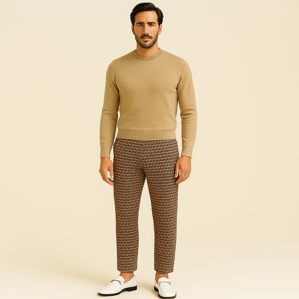Loafers-mules med metallspänne för herr-Footwear for men-Fjallbarn