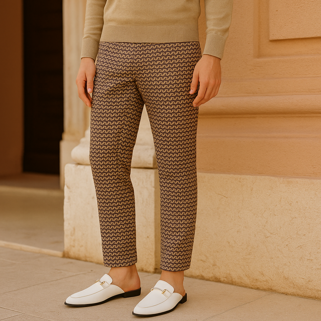 Loafers-mules med metallspänne för herr-Footwear for men-Fjallbarn