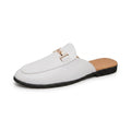 Loafers-mules med metallspänne för herr-Footwear for men-Fjallbarn