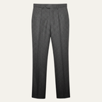 Män Byxor med Rak Benform, Fiskbensmönster och Veck-Pant for Men-Fjallbarn