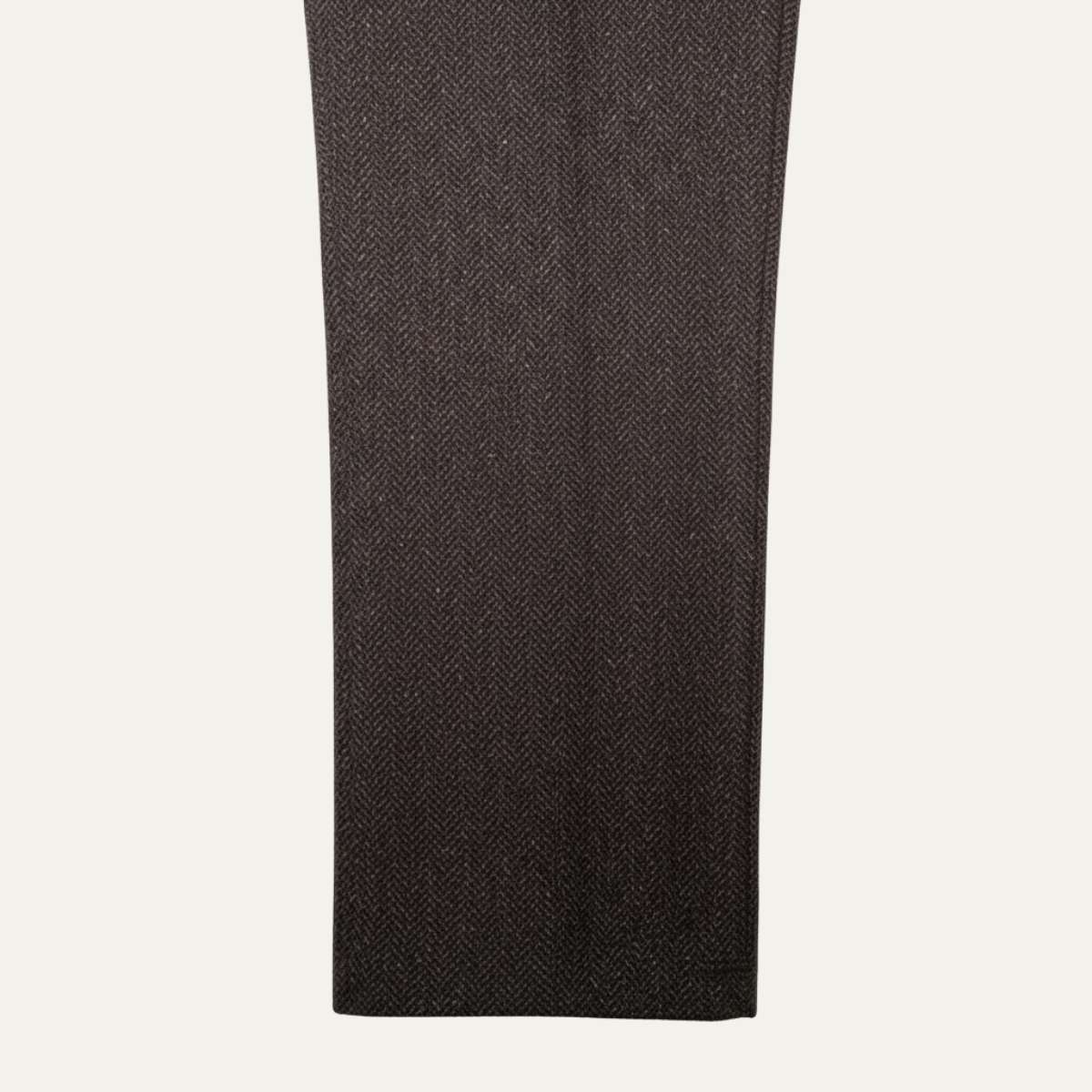 Män Byxor med Rak Benform, Fiskbensmönster och Veck-Pant for Men-Fjallbarn
