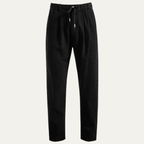 Män Byxor med Veckad Midja, Dragsko och Dragkedja-Pant for Men-Fjallbarn
