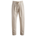 Män Byxor med Veckad Midja, Dragsko och Dragkedja-Pant for Men-Fjallbarn