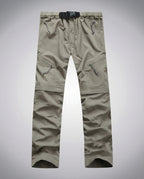 Män Cargobyxor med Dragkedjefickor och Justerbar Midjerem-Pant for Men-Fjallbarn
