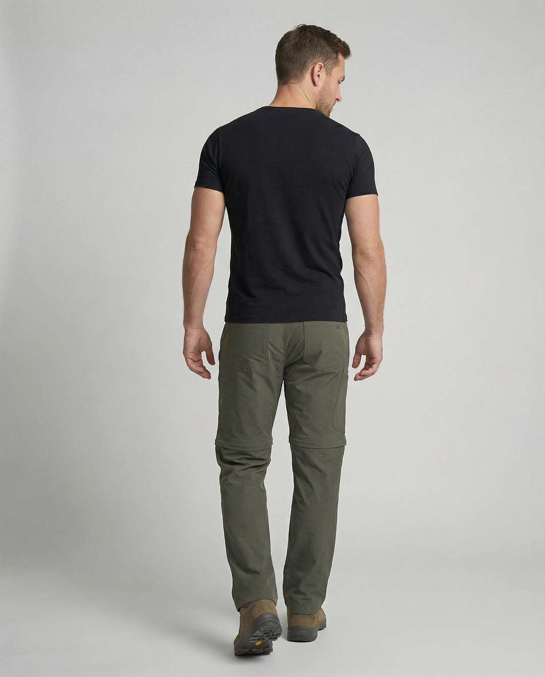 Män Cargobyxor med Dragkedjefickor och Justerbar Midjerem-Pant for Men-Fjallbarn