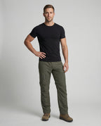 Män Cargobyxor med Dragkedjefickor och Justerbar Midjerem-Pant for Men-Fjallbarn