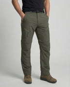 Män Cargobyxor med Dragkedjefickor och Justerbar Midjerem-Pant for Men-Fjallbarn