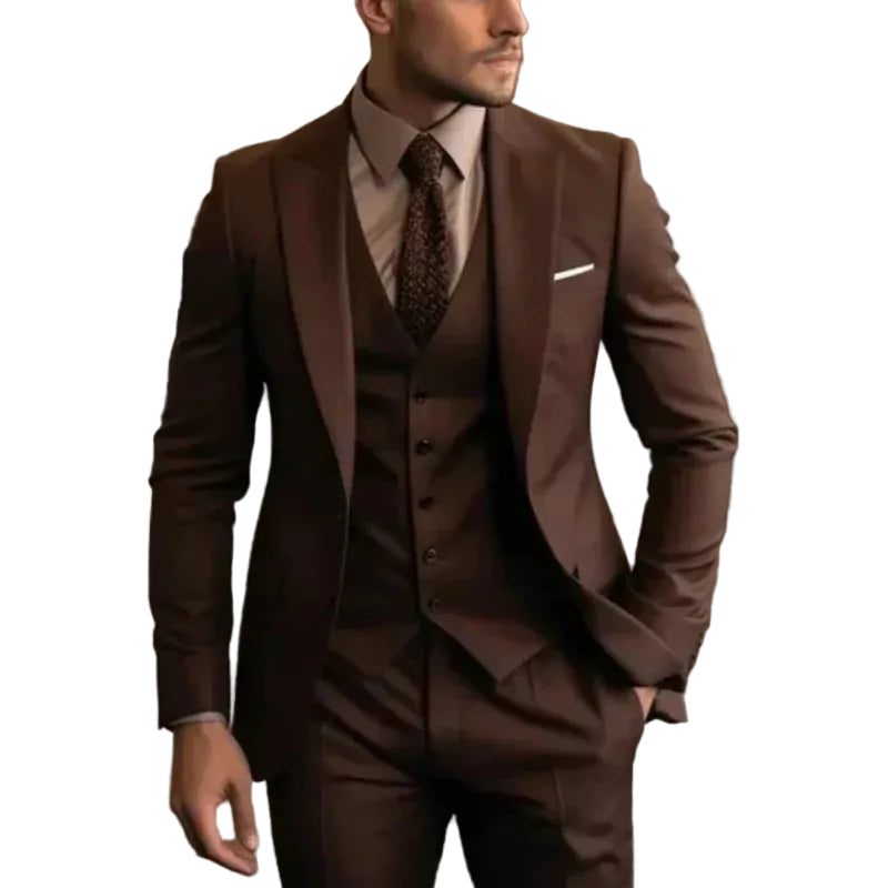 Män Set med Kavaj, Väst och Byxor-suits for men-Fjallbarn